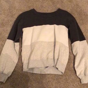 Abercrombie color block crewneck